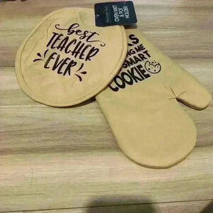 Oven  Mitt & Pot Holder Teacher Gift
